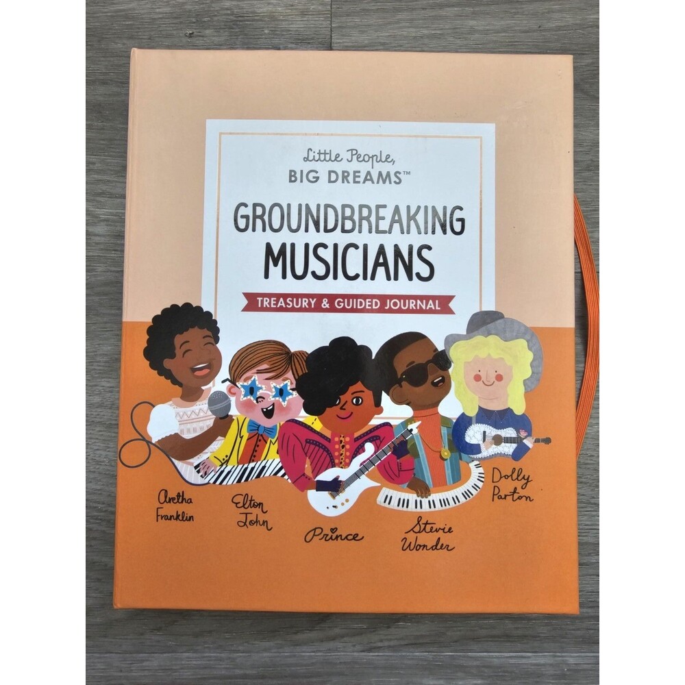 Little People BIg Dreams Ground Breaking Musicians Tresury and Guided Journal